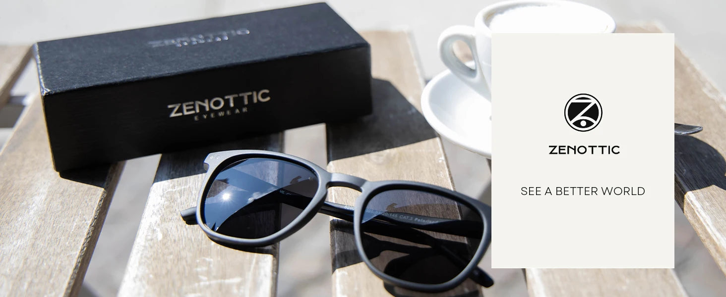 Kính Mát ZENOTTIC Retro Chống UV Thời Trang Unisex