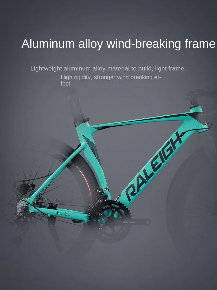 28C*60mm Road Bike 18 Speed ​​Line Pull Disc Brake Gravel Bike Quick Disassembly Lightweight Road Racing bicicleta Teenager Women