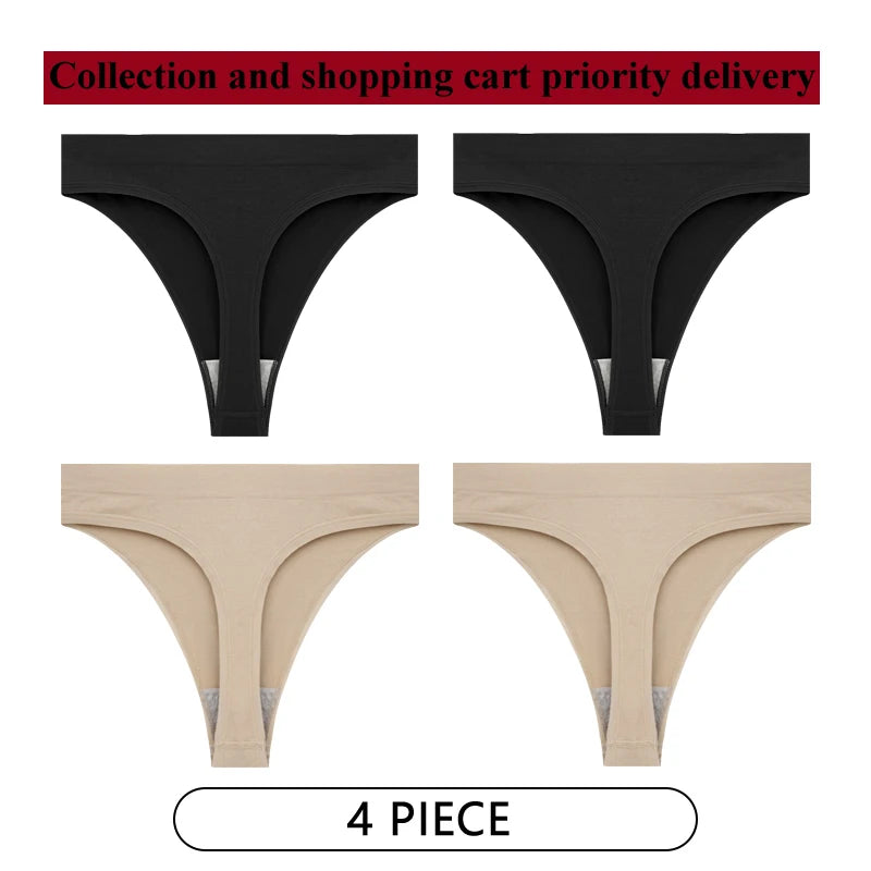 CINOON: Bộ 4 Quần Lót Nữ Sexy Thoáng Mát