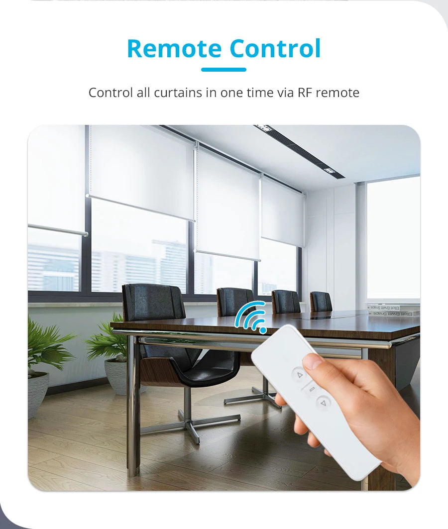 Zemismart WiFi Zigbee Smart Roller Blinds USB Charging