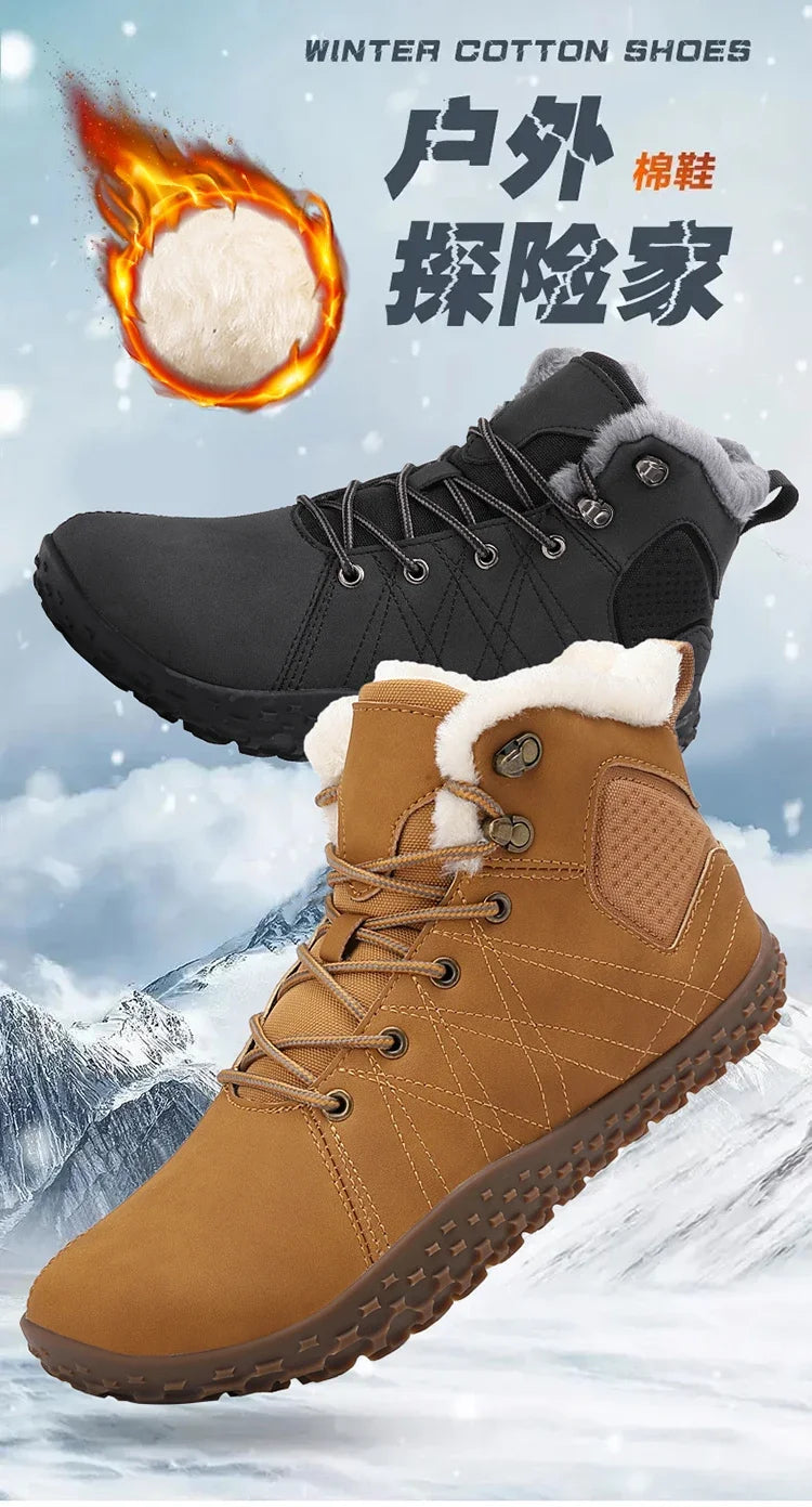 Zero Drop Warm Waterproof Unisex Winter Shoes
