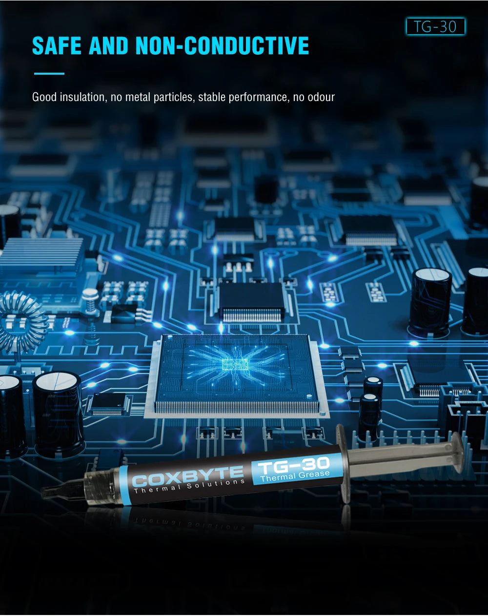 TG-30 20g Thermal grease processor Thermal Compound Thermal paste CPU GPU Cooler Cooling Fan fluid Conductive Heatsink Plaster