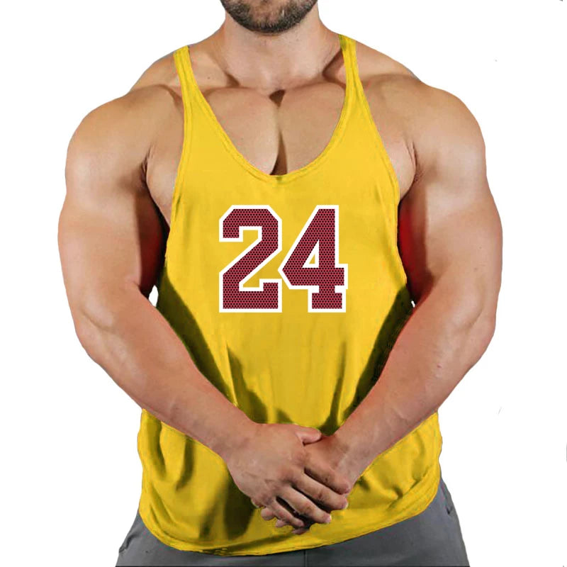 Men's Active Summer Sleeveless Gym Sports T-Shirt