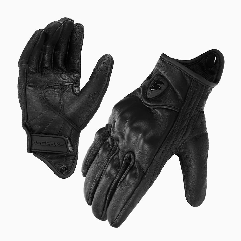 3XL Motorcycle Gloves Goatskin Leather Men Women Moto Glove Electric Bike Luvas leather motocicleta Os carros eletricos Sale
