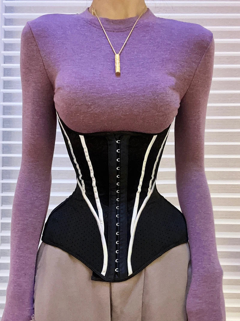Áo Nịt Bụng Cao Cấp 5XS-4XS 25 Xương Thép Fajas Latex - Daisan Mart