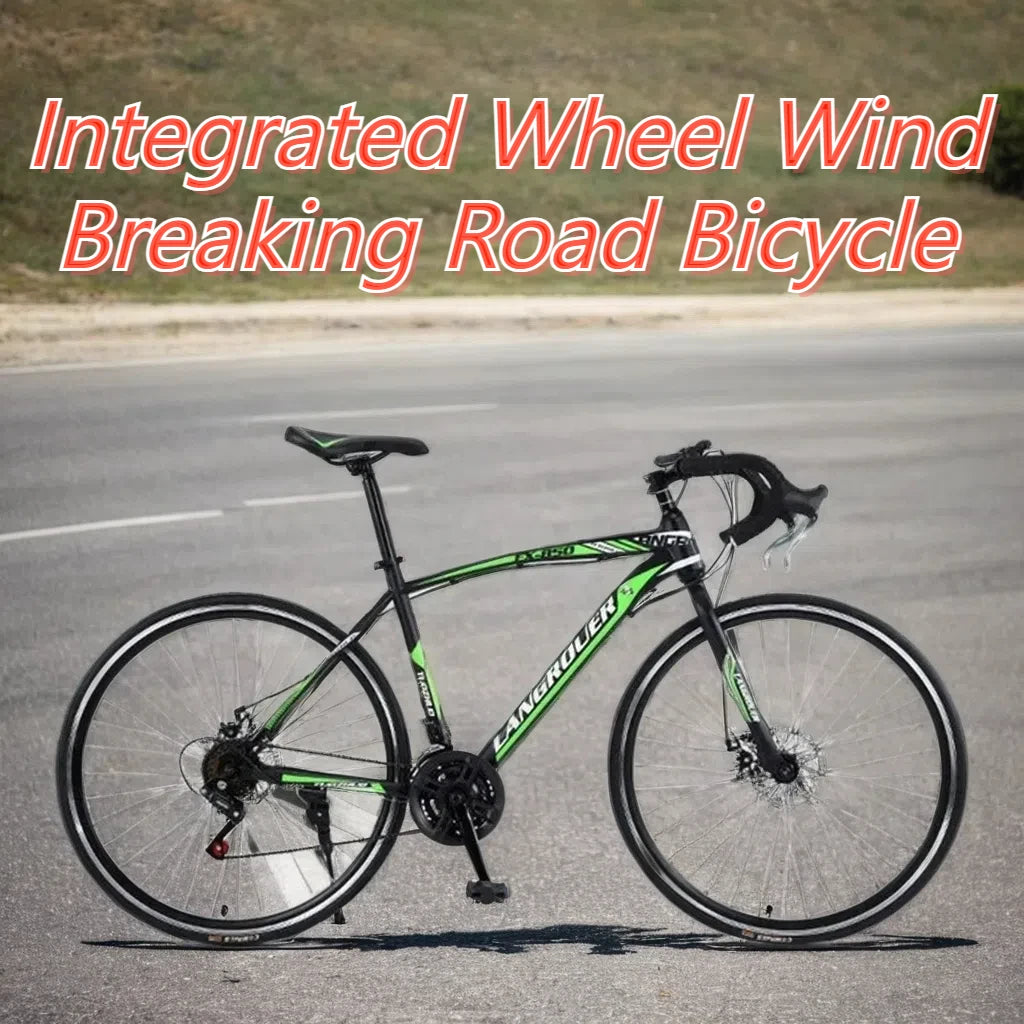 27/30 speed Bending Road Bike 700C Variable Speed ​​Adult Male Female Student Dual Disc Brake Bike Racing mountainbike