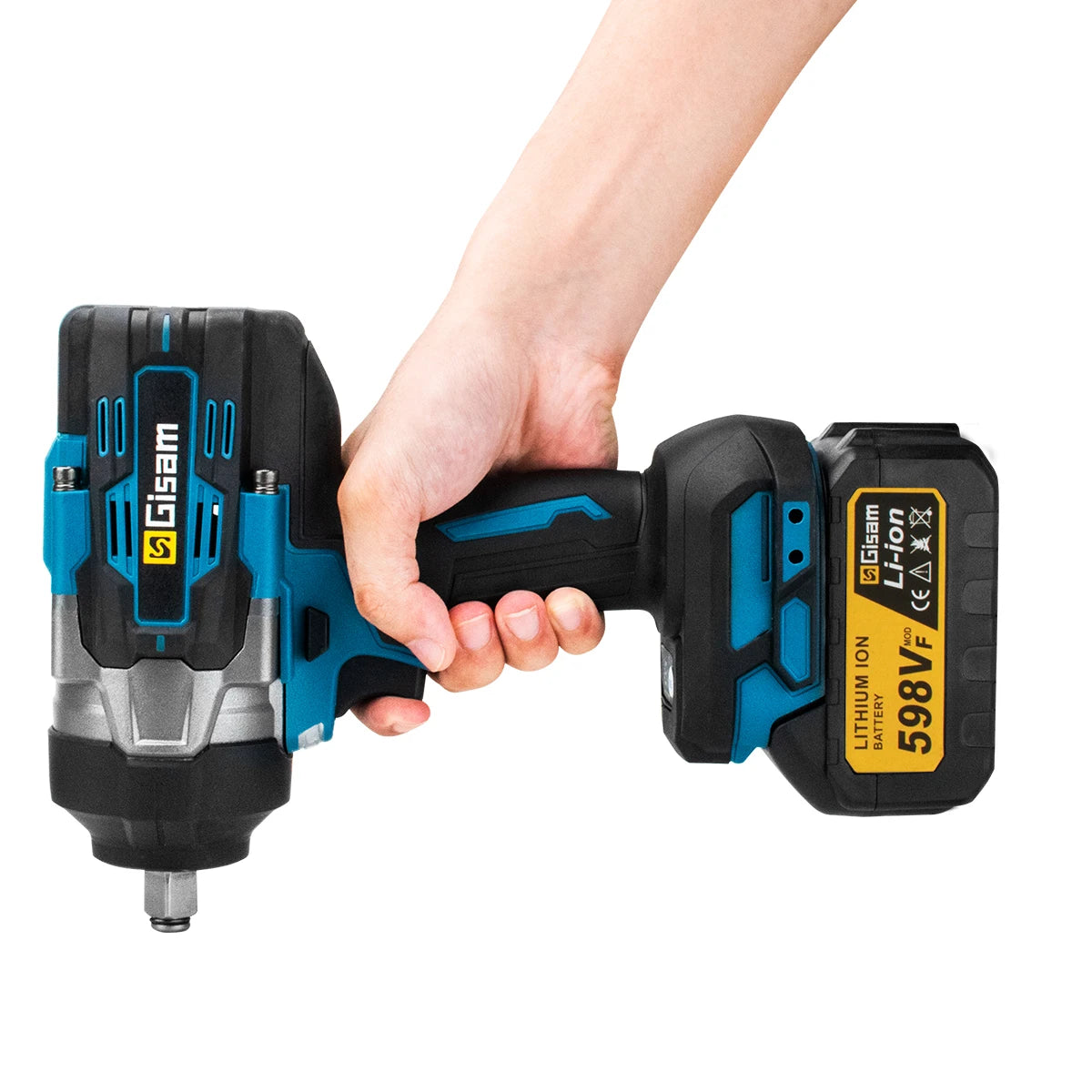 Máy Vặn Ốc Dùng Pin Không Chổi Than Gisam 2800N.M - Daisan Mart