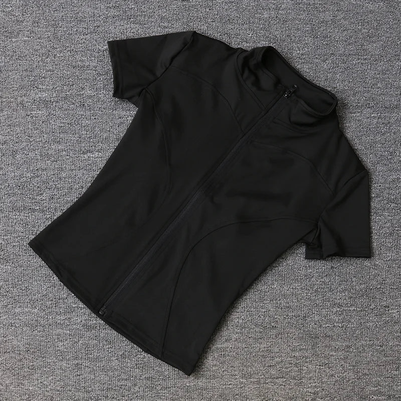 Áo Yoga Nữ Hè Cao Cấp Thấm Hút Nhanh Ôm Eo - Daisan Mart