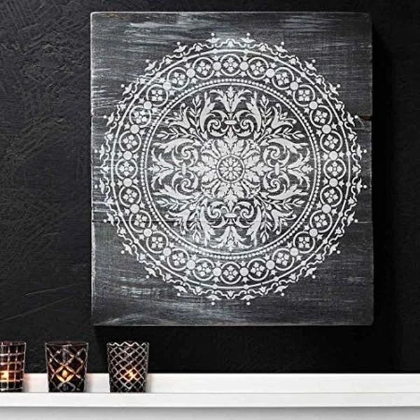50*cm size diy craft mandala mold for painting stencils stamped photo album embossed paper card on wood, fabric, wall