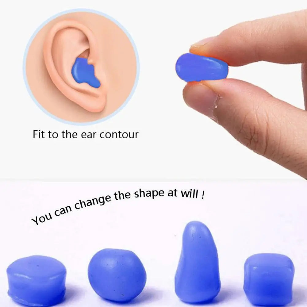 Bịt Tai Silicon Chống Ồn Đa Năng, Tái Sử Dụng - Daisan Mart