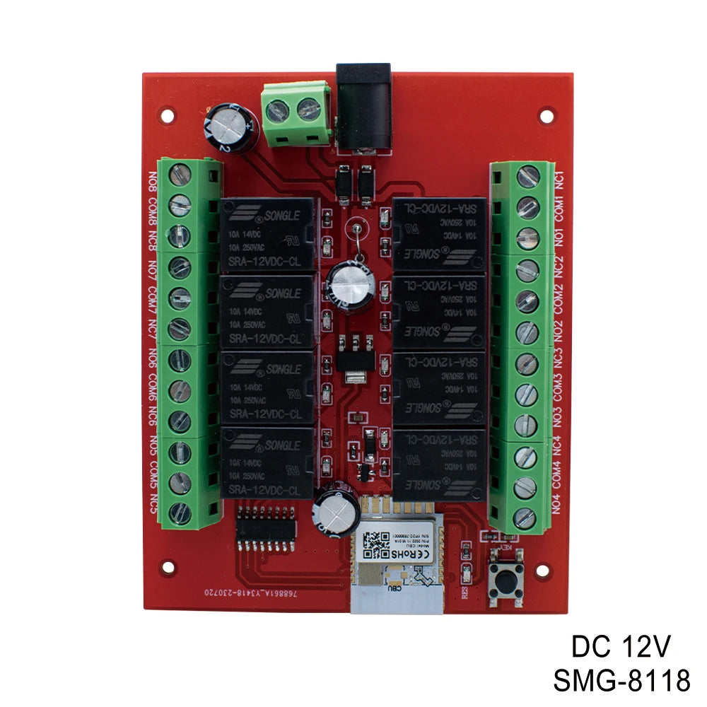 Tuya Smart Home 12V 24V 8 Channel Smart Switch