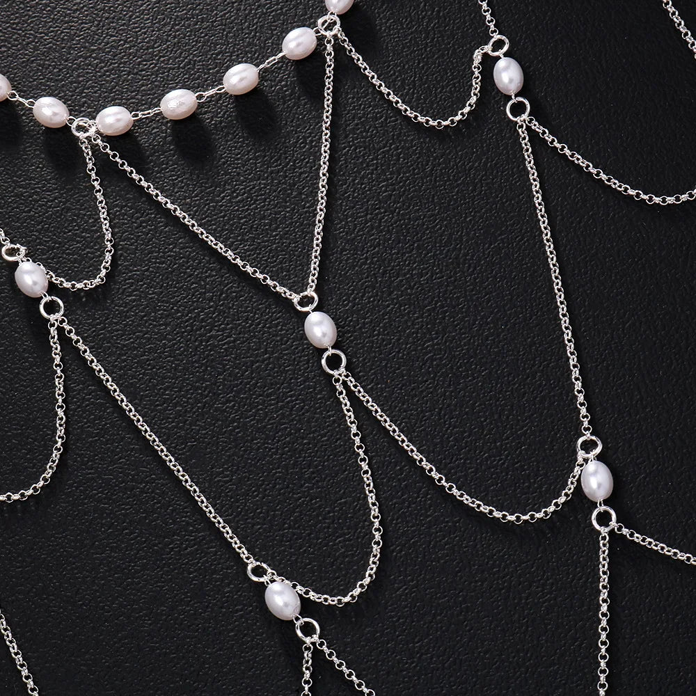 Băng Đô Cô Dâu Ngọc Trai Thanh Lịch Dự Tiệc