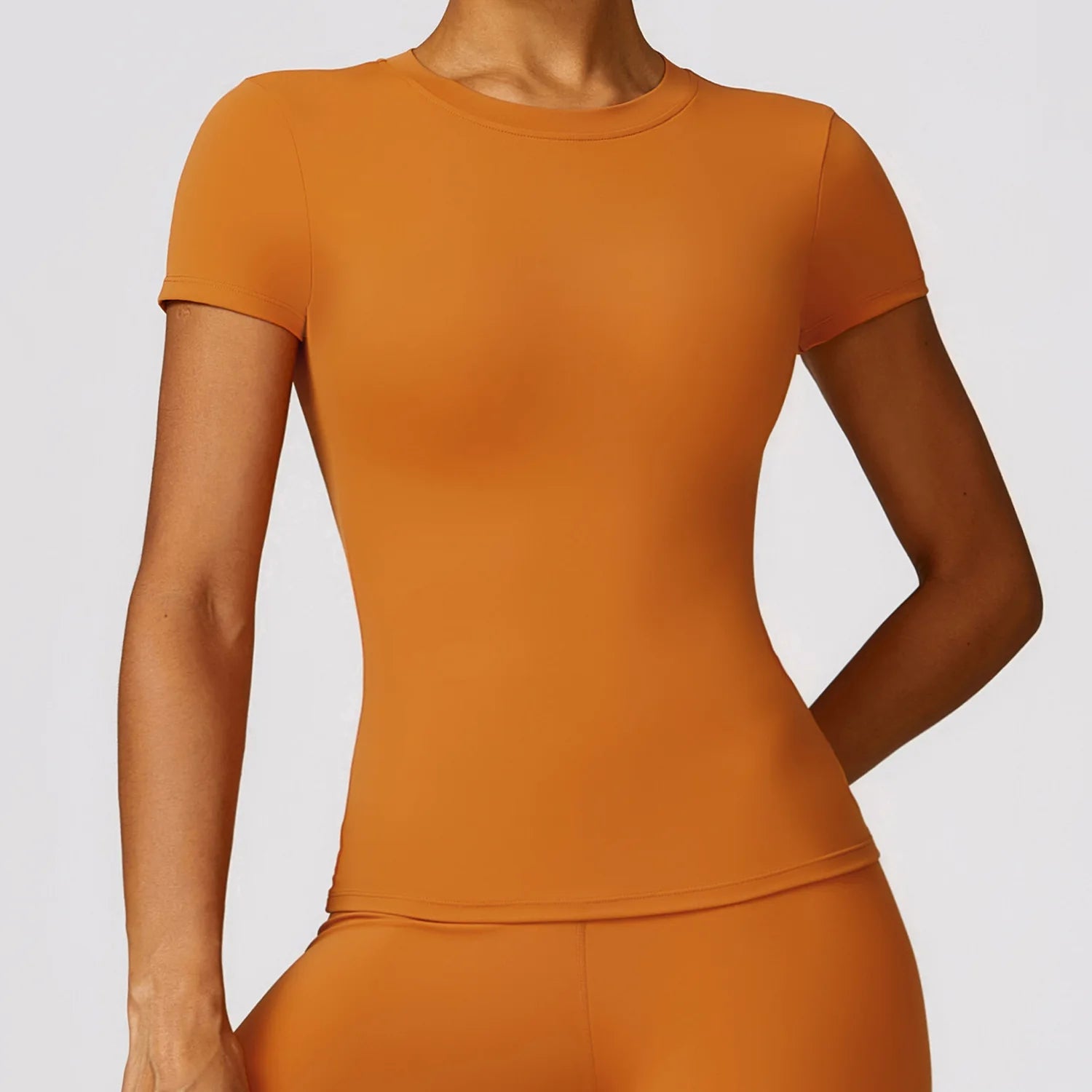Áo Tập Yoga Nữ 2024 - Nhanh Khô, Tím, Ngắn Tay - Daisan Mart