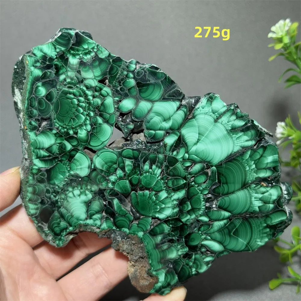 Thiên Nhiên Đá Malachite Sống Thiền Trang Trí 50cm - Daisan Mart