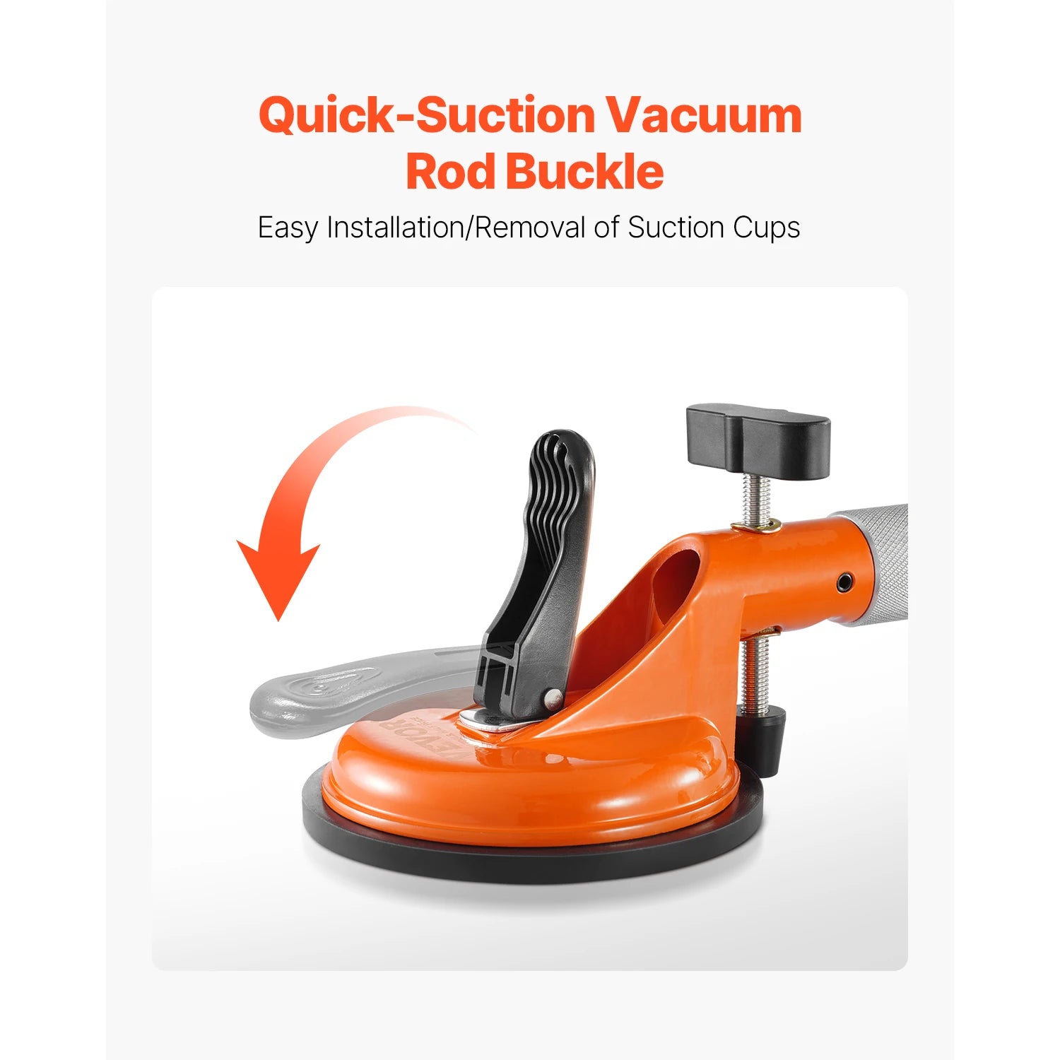 SucceBuy 2 Packs Stone Seam Joiner 180° Adjustable Seamless Seam Setter with 5 in Vacuum Suction Cups Installation Tool for Tile