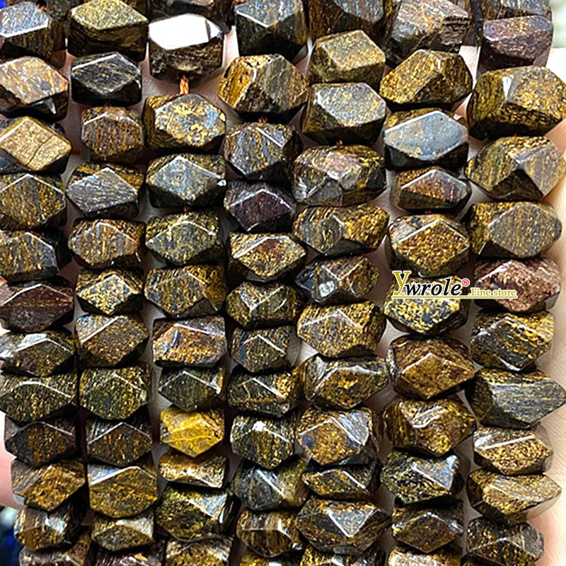 Hạt Đá Mặt Trời Tự Nhiên Mài Tròn Làm Trang Sức