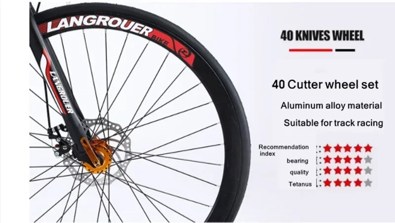 27/30 speed Bending Road Bike 700C Variable Speed ​​Adult Male Female Student Dual Disc Brake Bike Racing mountainbike