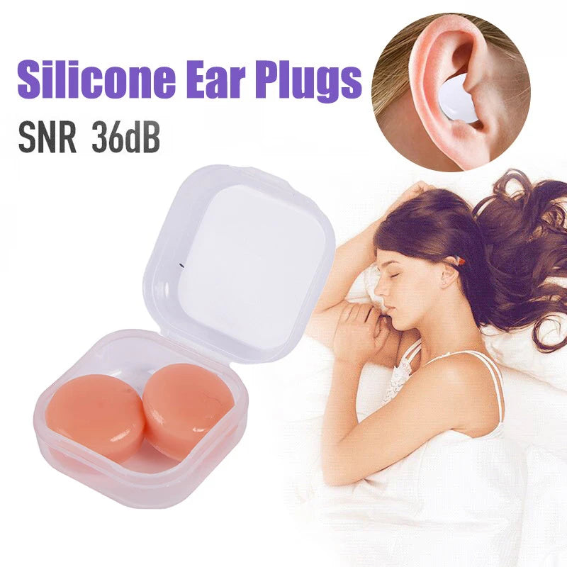 Nút Tai Chống Ồn Silicone Tái Sử Dụng 2PCS - Daisan Mart