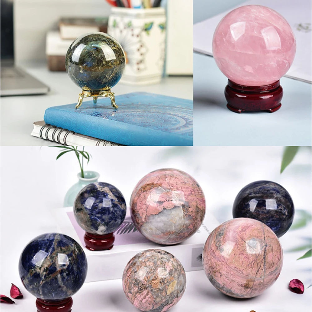 20mm Natural Quartz Ball Feng Shui Decoration