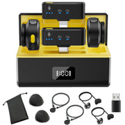 Professional Noise-Canceling Wireless Microphone for Recording &amp; Interviews