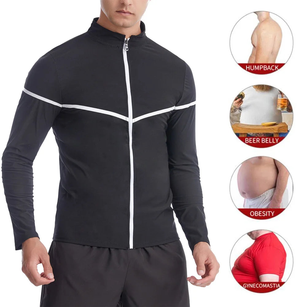 Áo Sauna Nam Naisstoo Giảm Cân, Đốt Mỡ, Tập Gym - Daisan Mart
