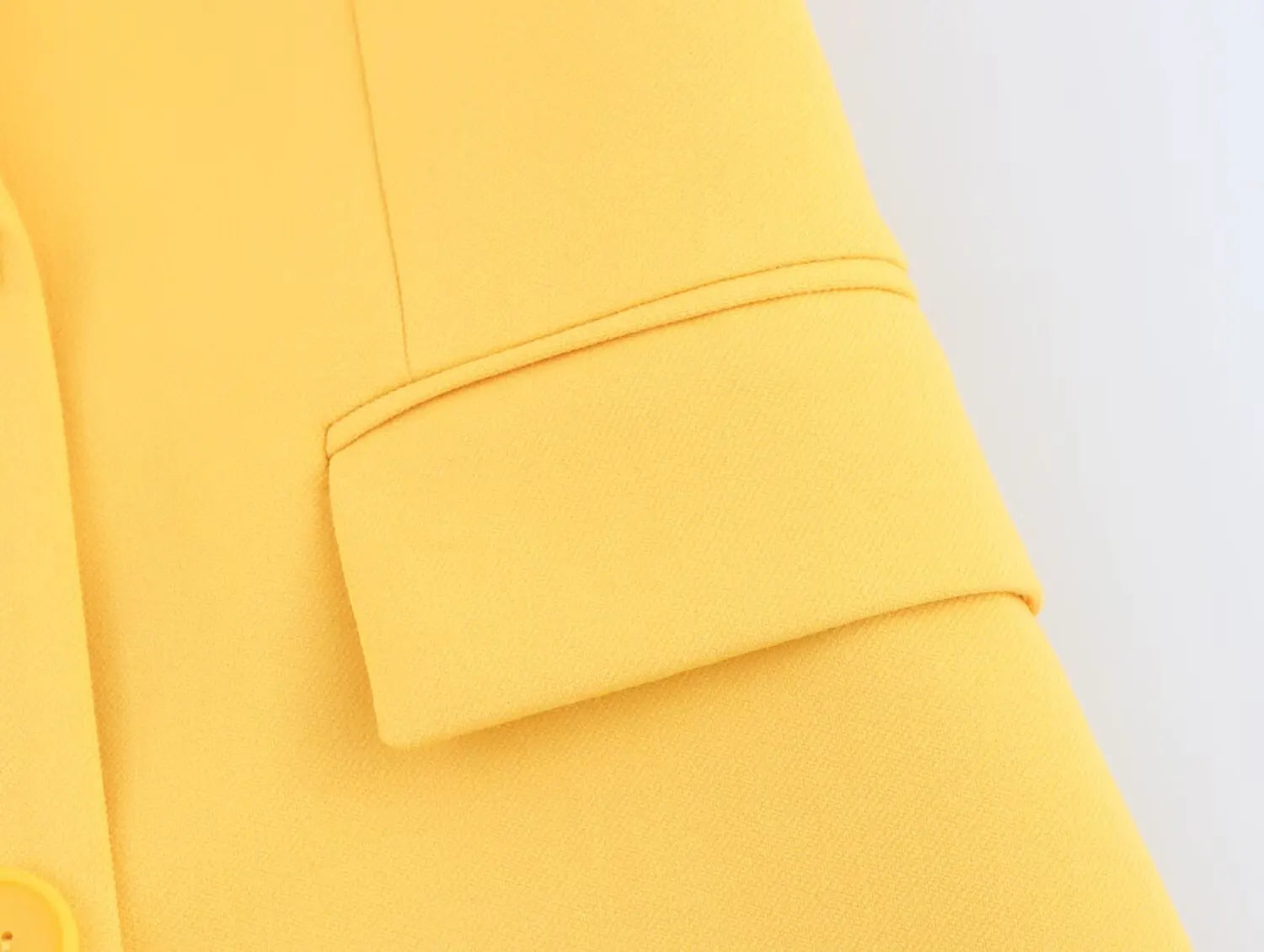 Office Lady Suits Two Piece Pant Set Turn-Down Collar Long Sleeve Double-Breasted Blazers+Mid Waist Zipper Flared Pants - Daisan Mart
