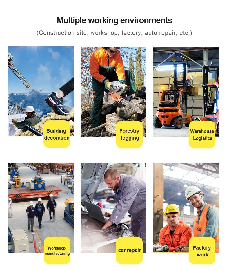 Steel Toe Anti-Nail Safety Shoes