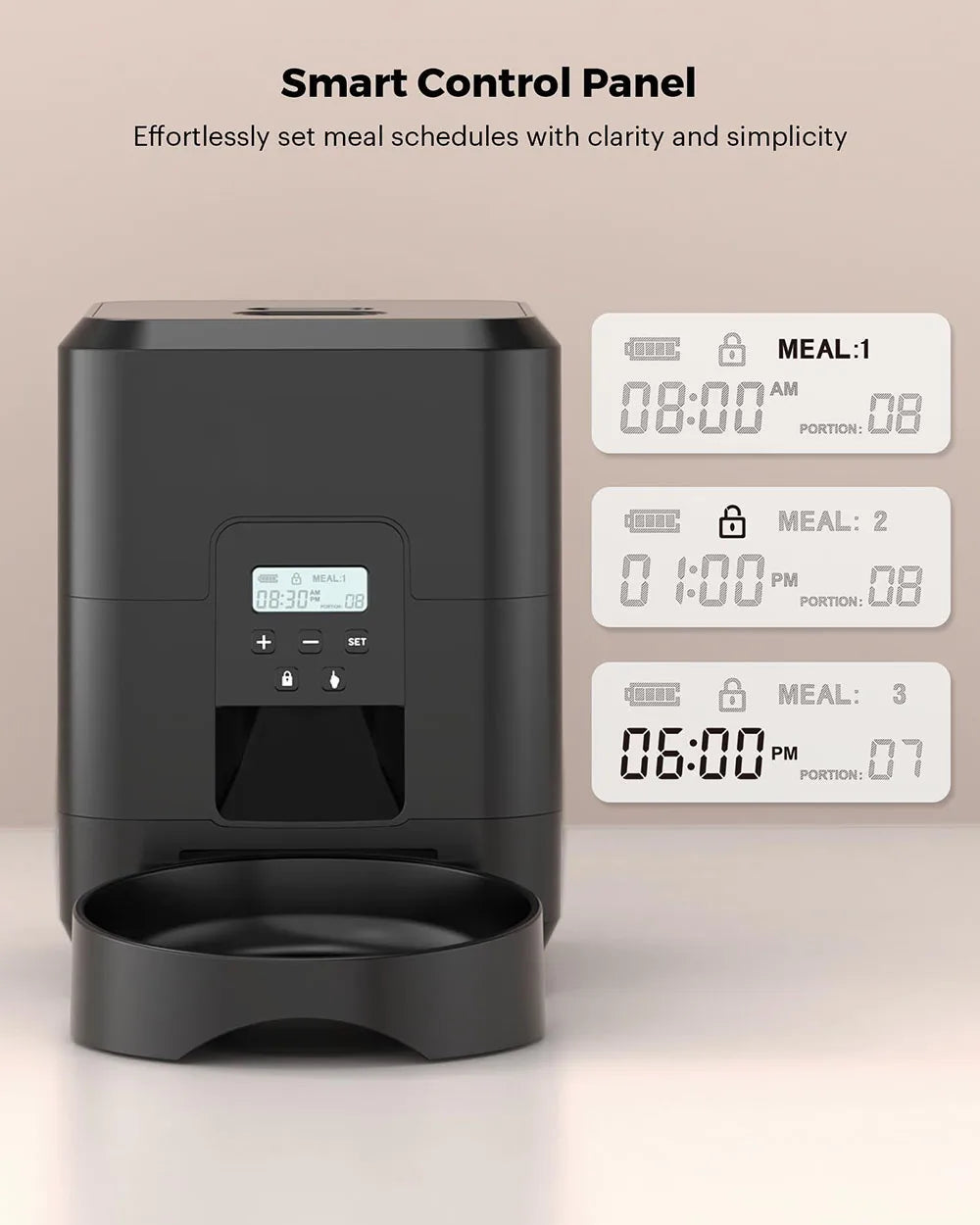 New 2L pet feeder, smart food dispenser for cats and dogs, regular and quantitative feeding of pets, scientific feeding supplies - Daisan Mart
