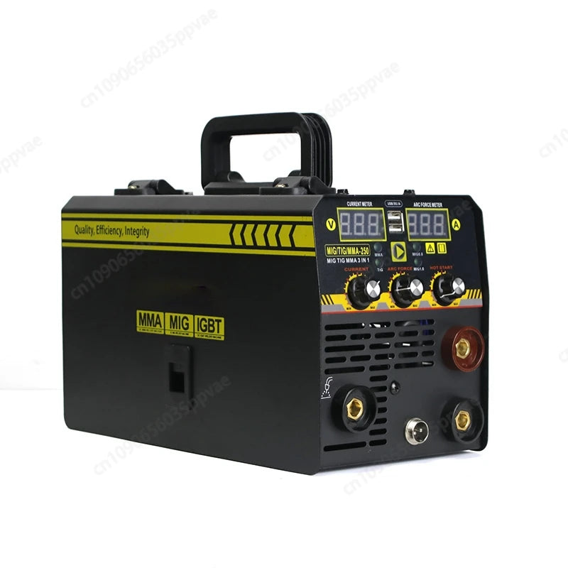 220V Gasless MIG Welder 3 In 1 Portable Welding Machine With TIG MMA ARC Functions For Home Garage Auto Repair Lightweight 7KG