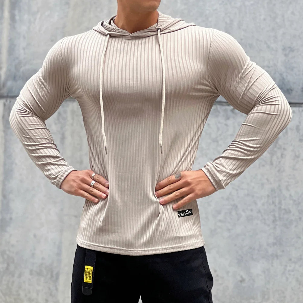 Men's Quick Dry Long Sleeve Bodybuilding Sports Shirt