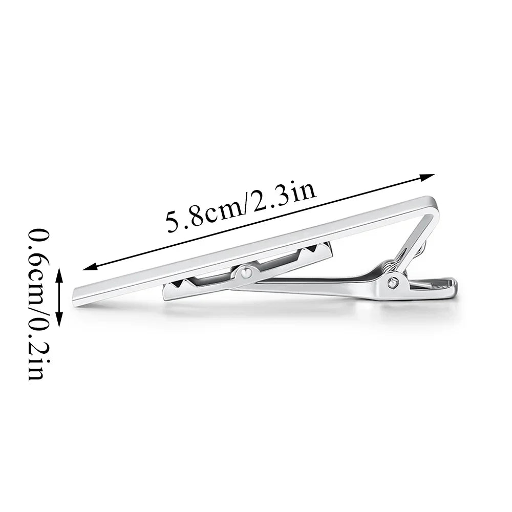 Kẹp Cà Vạt Nam Đồng Đơn Giản Thanh Lịch Thời Trang