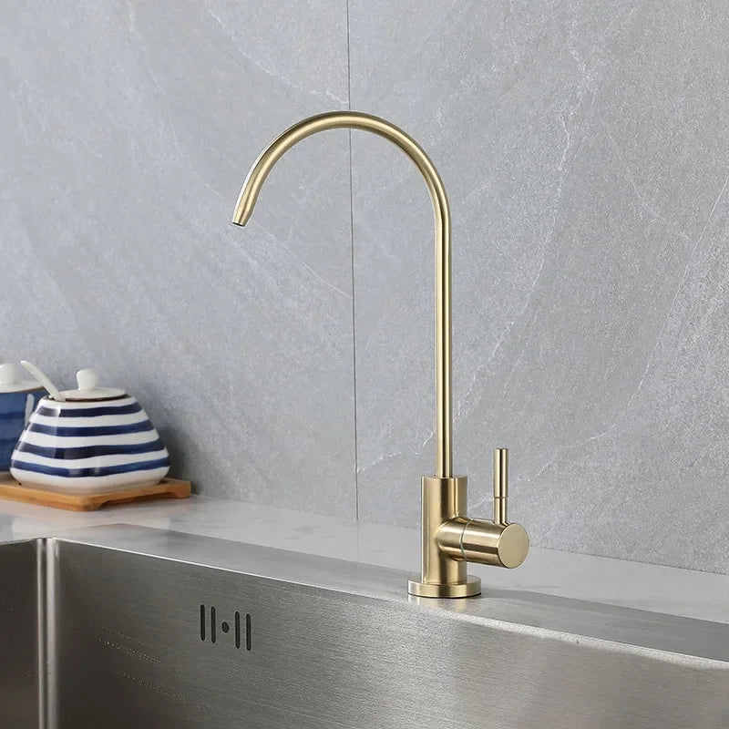 Golden RO Drinking Water Filter Faucet - 1/4 Specialized Kitchen