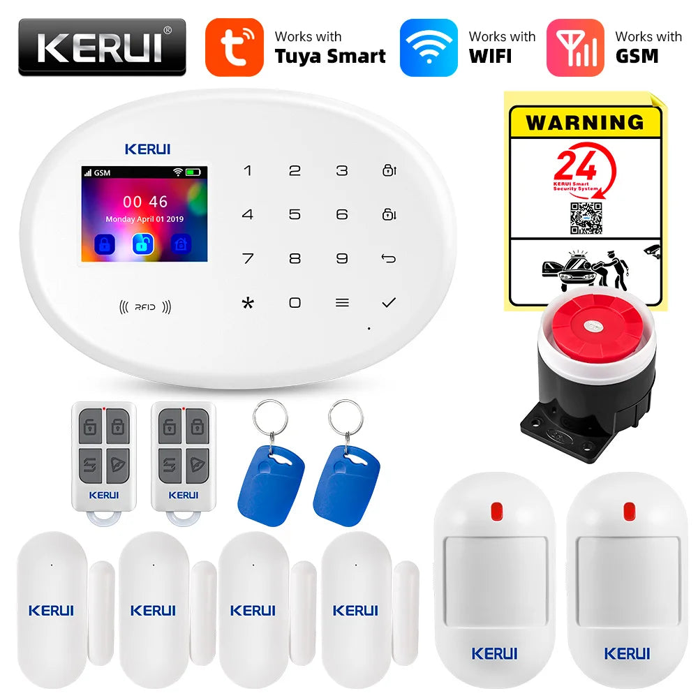 Báo Động Chống Trộm KERUI WiFi Thông Minh Nhà - Daisan Mart