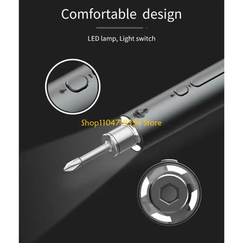 CS1902A Cordless Electric Screwdriver 1.5Nm Mini Tools USB Charging 3.7V Electric Screwdriver Variable Speed