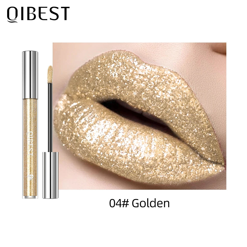 Son Kim Tuyến QIBEST Lâu Trôi Lấp Lánh Chống Nước