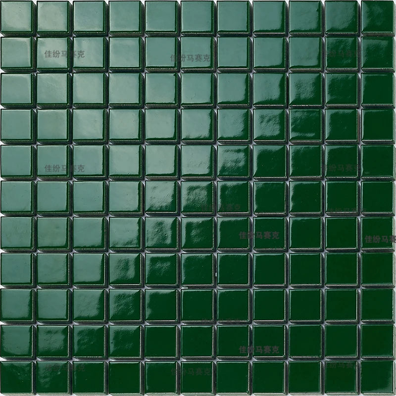 Gạch Mosaics Gốm Đơn Sắc Trang Trí Nhà Tinh Tế - Daisan Mart