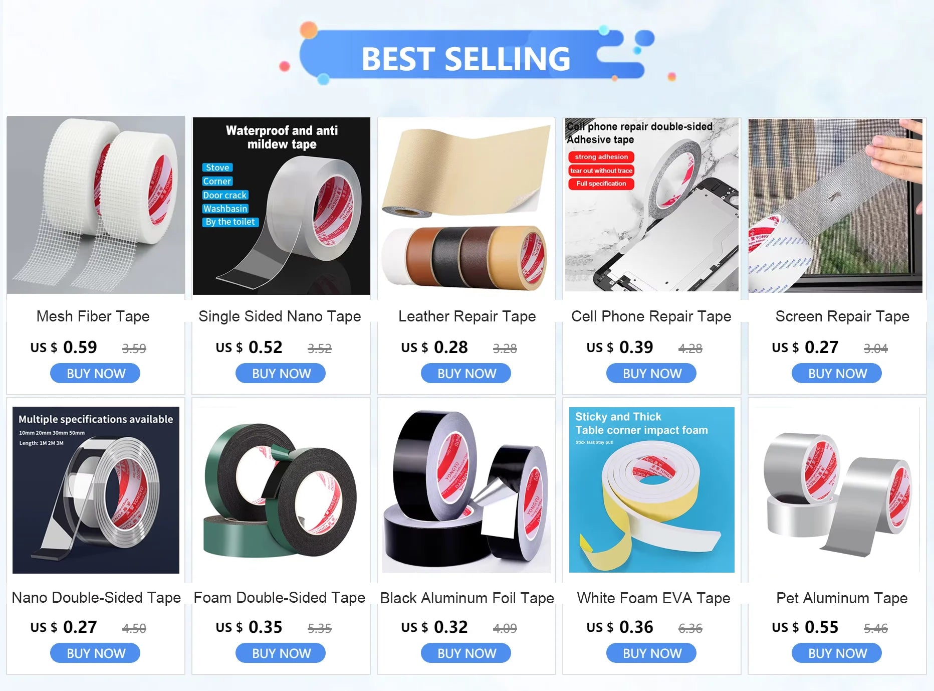 Miếng Dán Keo Siêu Dính Tròn Gắn Kính & Taplo Ô Tô - Daisan Mart