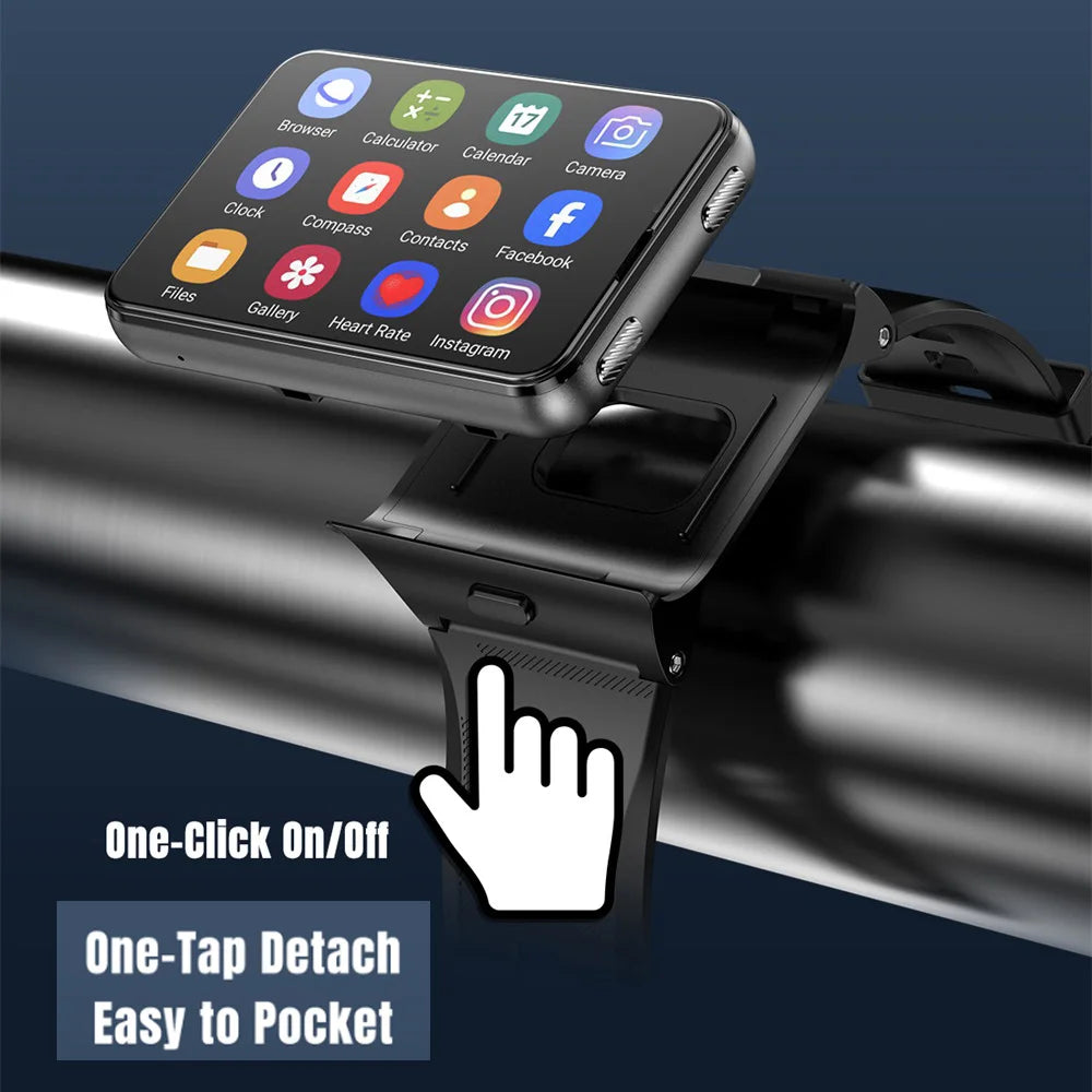 Đồng Hồ Thông Minh 4G Android 11, Camera Kép, GPS