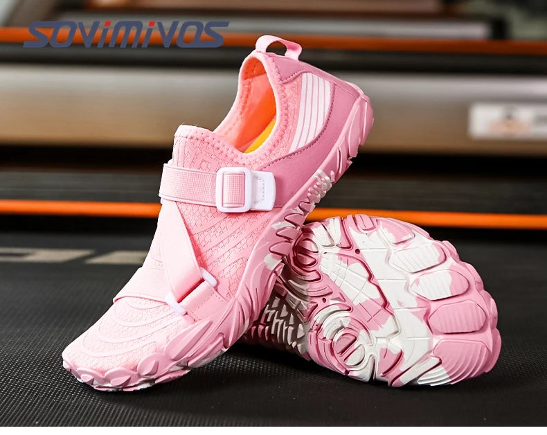 Giày Chạy Bộ Tối Giản Nam Nữ Đế Mỏng Rộng Ngón