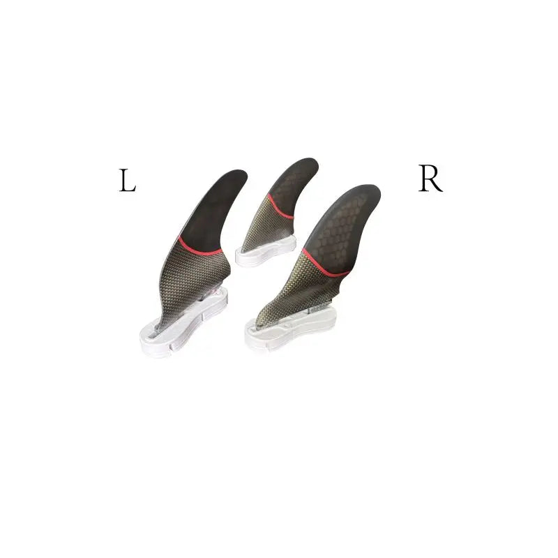 Recommend Surf Fins[Curving]  FCS2 Half carbon /Big Honeycomb Surfboard Fin Suitable for large waves Size M Free key and bag