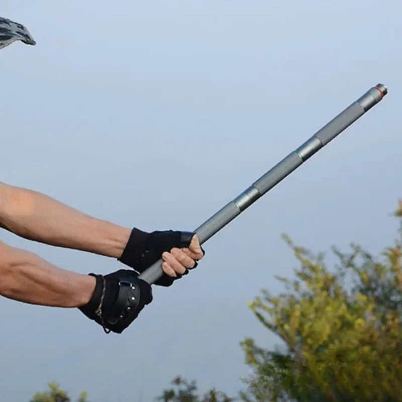 Foldable Aluminum Alloy Multi-Functional Hiking Stick