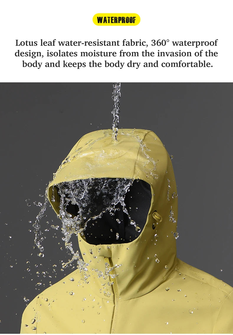 Áo Khoác Chống Nước Thể Thao Leo Núi JNLN Unisex