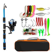 Full Travel Fishing Rod Set with Reel &amp; Reel