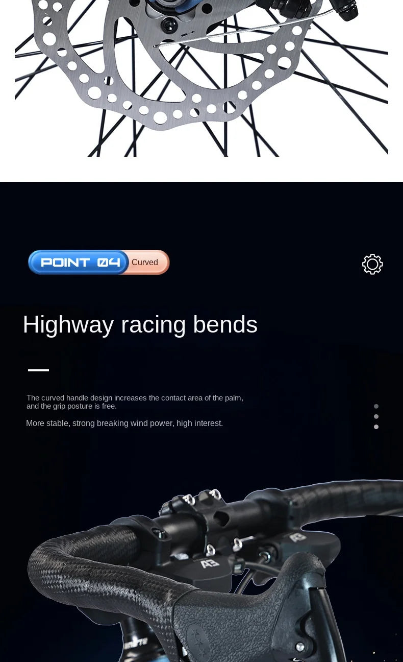 OVOZI Bicicleta Ruta Surron Light Bee 2024 Tsunami Fixed Bike Twitter M6 Mainland China Road Bike Carbon Steel STEEL - Daisan Mart