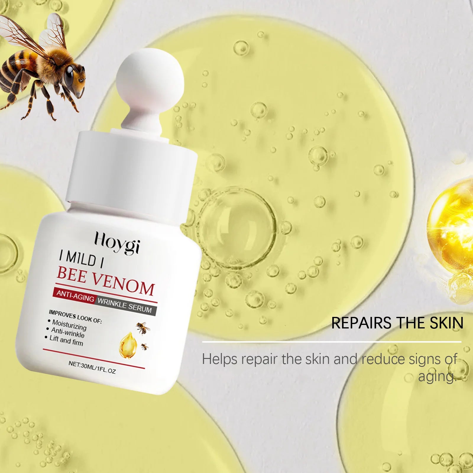 Facial Serum: Daily Serum for Moisturizing, Enhancing Skin Condition, Firming Skin &amp; Boosting Youthful Vitality