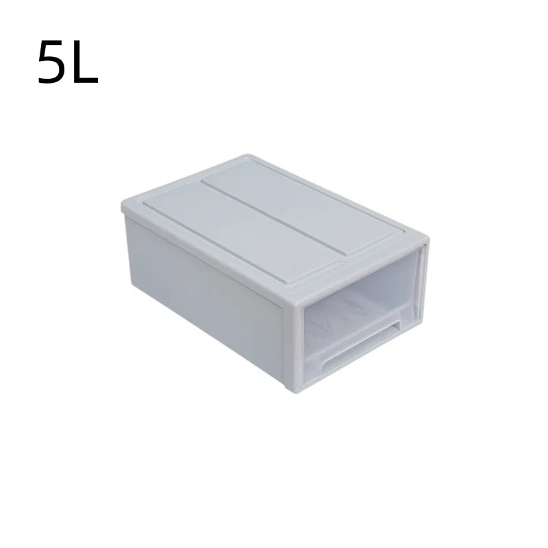 Multi Purpose Stackable Plastic Storage Drawers for Bedroom Closet Underwear Socks Organization