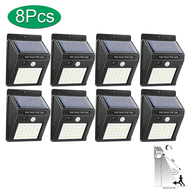 Đèn LED Năng Lượng Mặt Trời Cảm Biến Chuyển Động