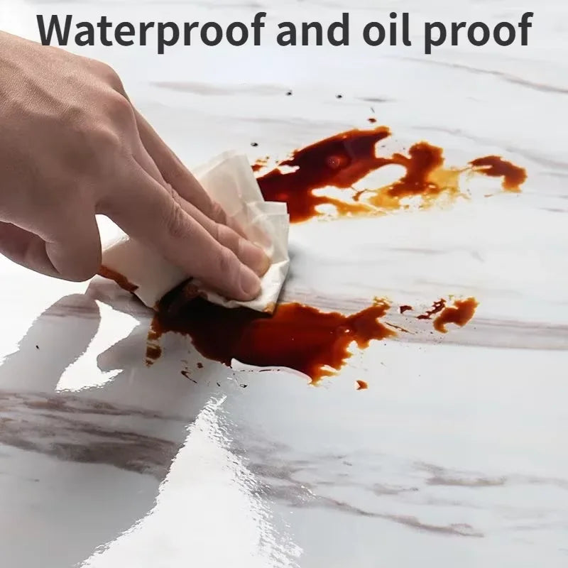 Waterproof Stone Wallpaper for Kitchen Cabinets and Interiors