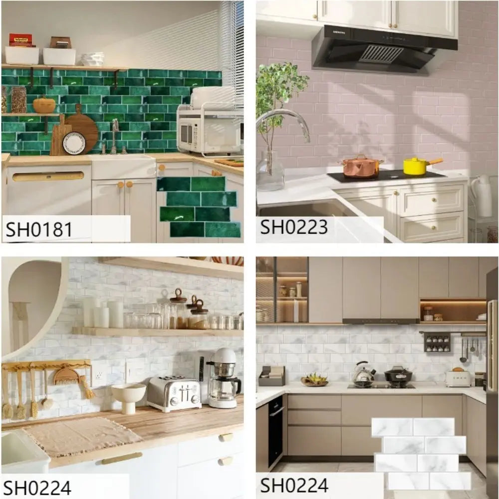 Gạch Dán Tường 3D Chống Thấm - Trang Trí Nhà Bếp