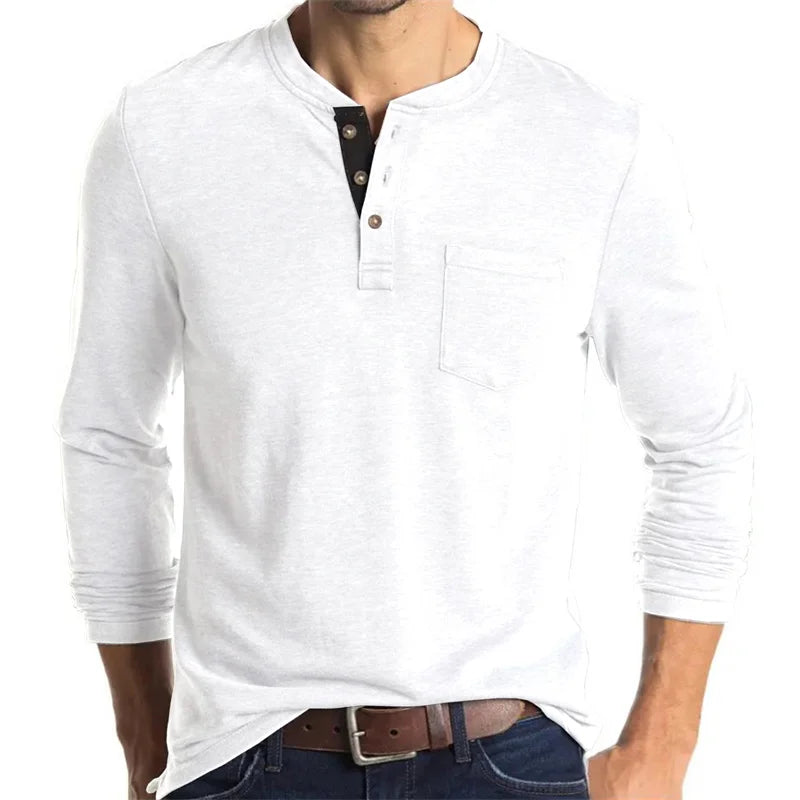 Men's Long Sleeve Sports T-Shirt Street Style